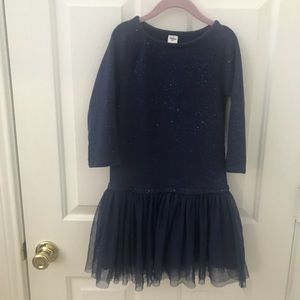 Girls Sparking Blue Dress